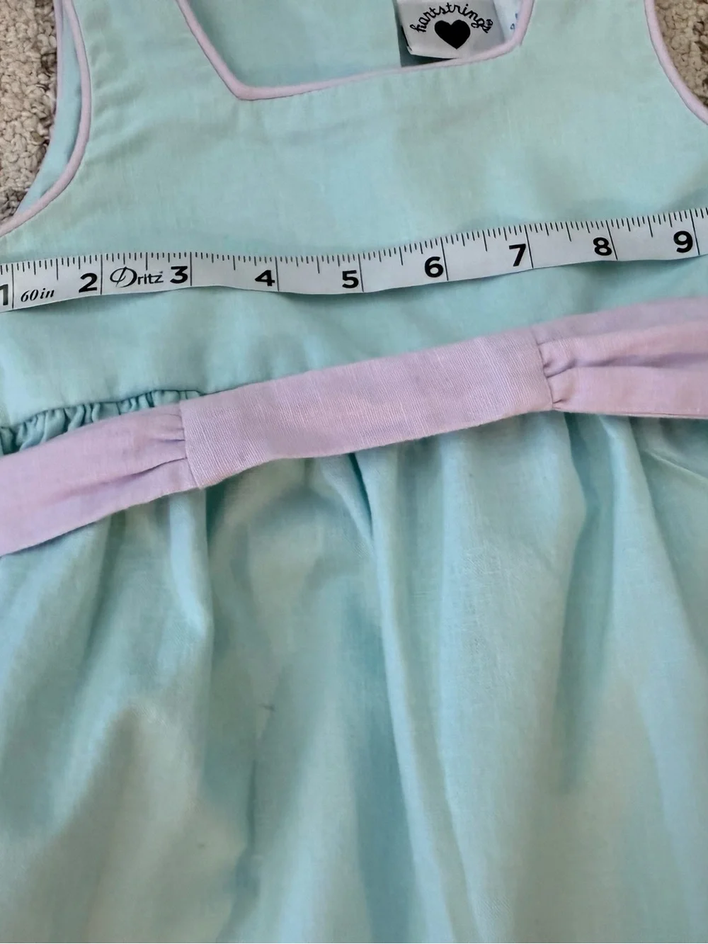 Hartstrings Linen Blend Little Girls Dress Sz 3T